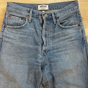 Agolde Jamie Rise Classic Jeans In Brooklyn